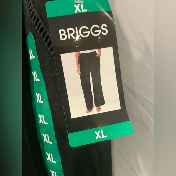 Briggs New York Black Straight Leg Pants - Picture 3 of 4